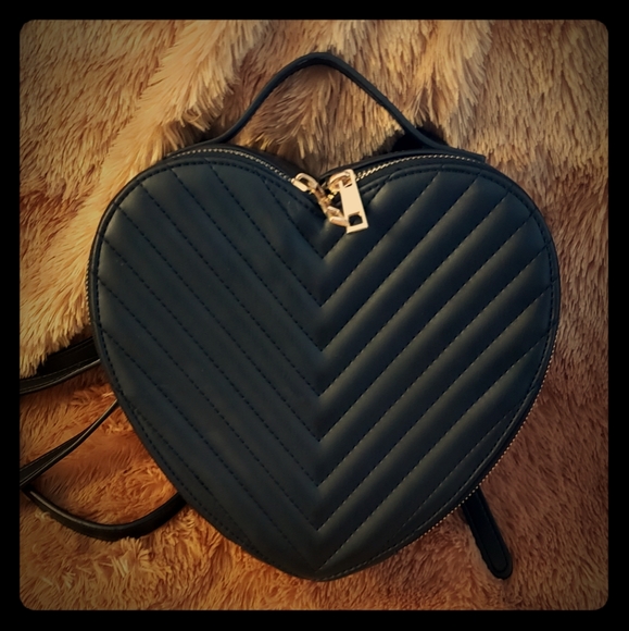 forever 21 heart backpack